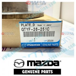 Mazda Genuine Brake Disc Rotor Combo GTYF-26-251C fits 00-03 MAZDA323 [BJ] GTYF-26-251C