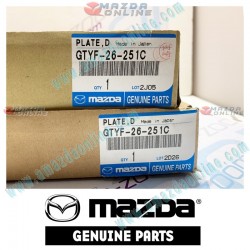 Mazda Genuine Brake Disc Rotor Combo GTYF-26-251C fits 00-03 MAZDA323 [BJ] GTYF-26-251C