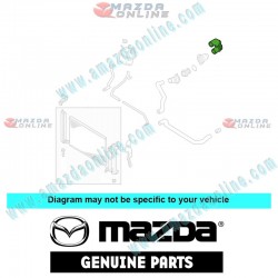 Mazda Genuine Upper Water Hose GYY1-15-186 fits 99-02 MAZDA8 MPV [LW] GYY1-15-186