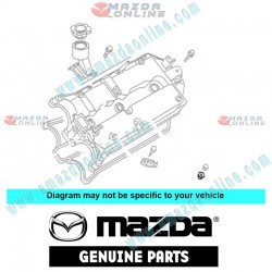 Mazda Genuine Engine Valve Cover Grommet JF01-10-237 fits MAZDA(s) JF01-10-237