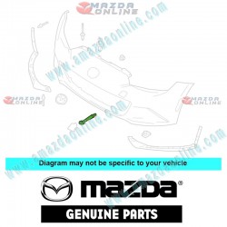 Mazda Genuine Tow Hook KD53-50-EJ1A fits 13-15 MAZDA3 [BM] KD53-50-EJ1A