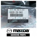 Mazda Genuine Lower Seat Rubber KD35-28-0A3 fits 13-18 Mazda3 [BM, BN] KD35-28-0A3