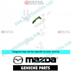 Mazda Genuine Left Outer Handle Lever KD47-59-41XD-51 fits 13-15 MAZDA CX-5 [KE] KD47-59-41XD-51