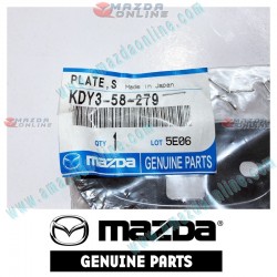 Mazda Genuine Plate KDY3-58-279 fits 13-14 MAZDA CX-5 [KE] KDY3-58-279