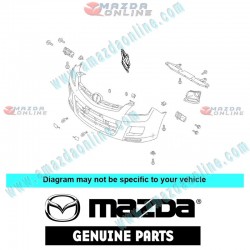 Mazda Genuine Front Right Lamp Trim Bezel L208-50-C10D fits 06-07 MAZDA8 [LY] L208-50-C10D