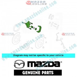 Mazda Genuine Rear Disc Brake Caliper Combo fits 06-12 MAZDA8 [LY] L206-26-980D-990D