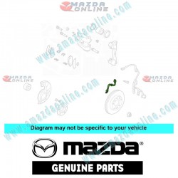 Mazda Genuine Brake Hose L206-43-980C fits 08-12 MAZDA8 [LY] L206-43-980C