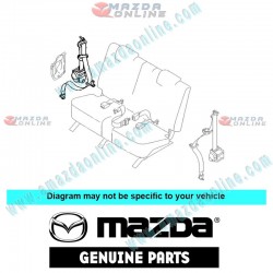 Mazda Genuine Rear Seat Belt NO.2 L206-57-830C-01 fits 08-12 MAZDA8 [LY] L206-57-830C-01