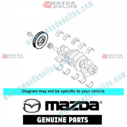 Mazda Genuine Crankshaft Pulley L323-11-400B fits 03-05 MAZDA TRIBUTE [EP] L323-11-400B