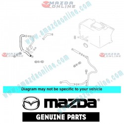 Mazda Genuine Hose No.2 Water LB82-61-212A fits 96-98 MAZDA8 MPV [LV] LB82-61-212A