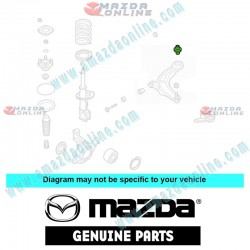 Mazda Genuine Lower Control Arm Rear Bushing LC62-34-460B fits 99-05 MAZDA8 MPV [LW] LC62-34-460B