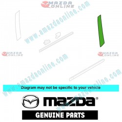 Mazda Genuine Rear Molding LE43-50-8V4C-00 fits 03-05 MAZDA8 MPV [LW] LE43-50-8V4C-00