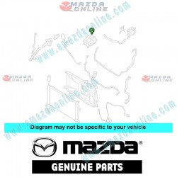 Mazda Genuine Coolant Reservoir Cap LF50-15-205A fits 04-08 MAZDA2 [DE, DH] LF50-15-205A