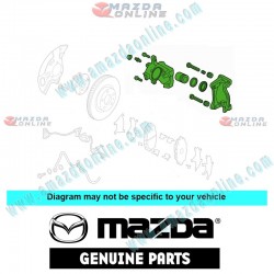 Mazda Genuine Front Brake Caliper Combo fits 15-20 MAZDA MX-5 MIATA [ND] NAYJ-33-98ZB-99ZB