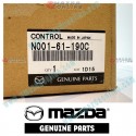 Mazda Genuine A/C Control Panel N001-61-190C fits MAZDA MX-5 MIATA [NA] N001-61-190C