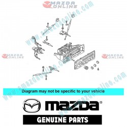 Mazda Genuine A/C Control Panel N001-61-190C fits MAZDA MX-5 MIATA [NA] N001-61-190C