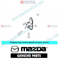 Mazda Genuine Left Rear Flap BS4J-51-881 fits 06-08 MAZDA3 [BK] BS4J-51-881