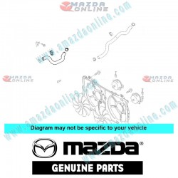 Mazda Genuine Radiator Water Hose PE11-15-18XB fits 13-15 MAZDA6 [GJ] PE11-15-18XB