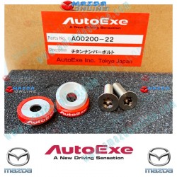 AutoExe LIMITED EDITION Titanium Licence Plate Bolt Kit A0020022