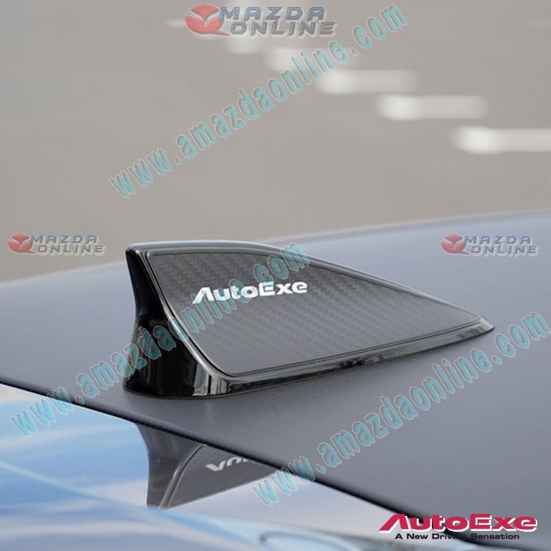 AutoExe Carbon-look design Shark Fin Antenna Garnish fits 15-24 Mazda2 [DJ] A001660