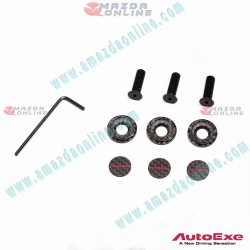 AutoExe Carbon Fibre Licence Plate Bolt Kit A0020120