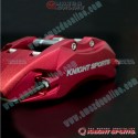 KnightSports Sports 6-POT Brake Kit with Chrome-Painted Calipers fits MazdaSpeed3 MPS3 [BL3FW] KZD69003