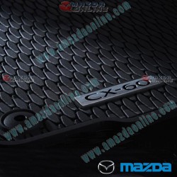 Mazda JDM Waterproof Rubber Black Floor Mats fits 22-24 Mazda CX-60 [KH] KS0G-V0-350