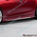 Kenstyle Side Skirt Extension Splitter fits 16-17 Mazda6 [GJ,GL] GJK1-V3-100