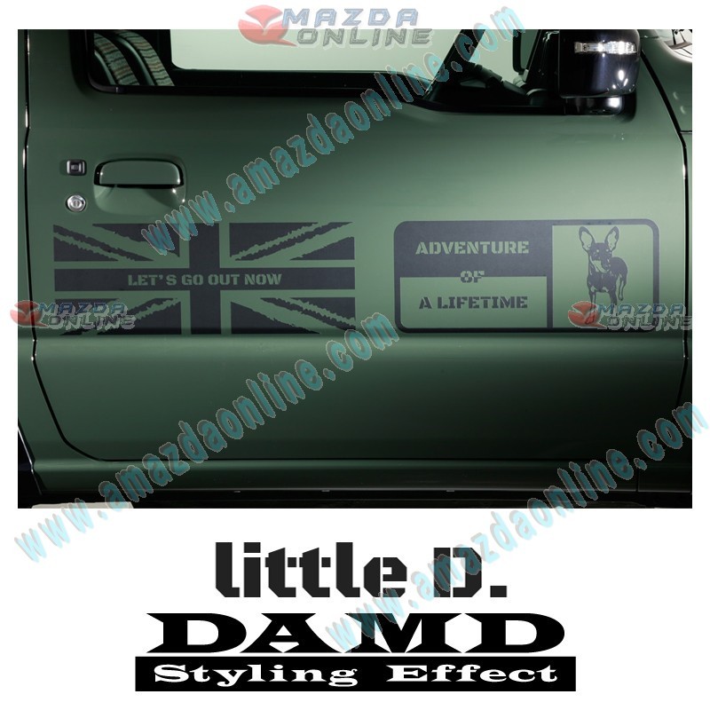 Damd Little-D Adventure of a Lifetime Retro Collaboration Sticker