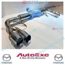 AutoExe Qual Oval Tip Exhaust Cat-Back fits 2022-2024 Mazda CX-60 [KH] SkyActiv-D Hybrid MKH8Y00