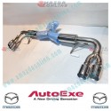 AutoExe Qual Oval Tip Exhaust Cat-Back fits 2022-2024 Mazda CX-60 [KH] SkyActiv-D Hybrid MKH8Y00