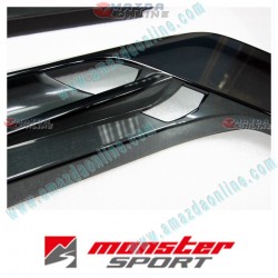 Monster Sport Clip-on Type Smoke Window Vent Visors fits 2018-2024 Suzuki Jimny Sierra [JB74] 721500-5500M