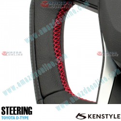 Kenstyle Flat Bottomed Leather Steering Wheel fits 18-24 Toyota RAV4 [MXA] TD01