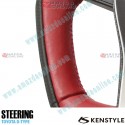 Kenstyle Flat Bottomed Nappa Leather Steering Wheel fits 18-24 Toyota RAV4 Hybrid [AXA] TD03