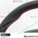 Kenstyle Flat Bottomed Leather Steering Wheel fits 11-16 Subaru Impreza [GJ, A-E] SD01