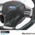 Kenstyle Flat Bottomed Leather Steering Wheel fits 12-15 Subaru Forester [SJ, A-C] SD01