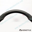 Kenstyle Flat Bottomed Leather and Carbon Fibre with double stitching Steering Wheel fits 15-24 Miata [ND,NE] MC03