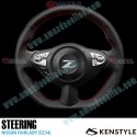 Kenstyle Flat Bottomed Leather Steering Wheel fits 08-21 Nissan Fairlady Z [Z34] NB02