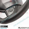 Kenstyle Flat Bottomed Leather Steering Wheel fits 15-22 Honda Shuttle Hybrid [GP] HA01