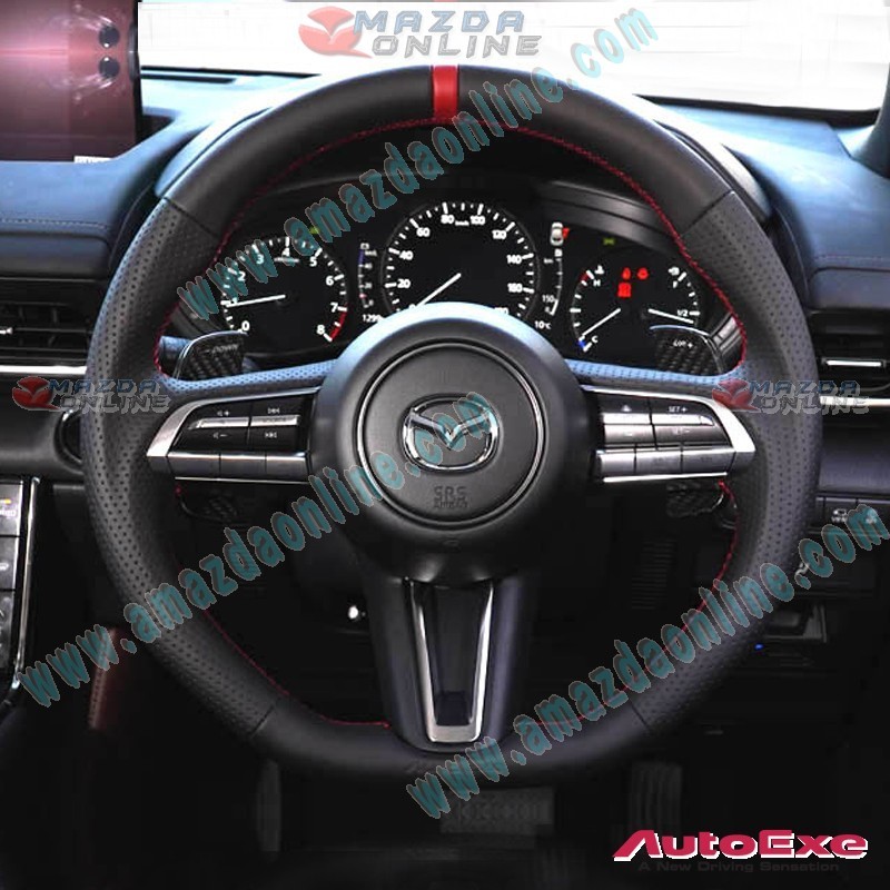 AutoExe Flat Bottom Leather Steering Wheel fits 22-24 Mazda CX-50 [VA] MBP137003