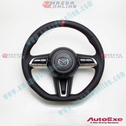 AutoExe Flat Bottom Leather Steering Wheel fits 22-24 Mazda CX-50 [VA] MBP137003