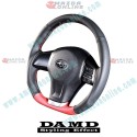 Damd Flat Bottomed Leather Formula Style Steering Wheel  fits 11-15 Subaru Impreza [GJ,GP] SS360-D