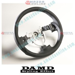 Damd Leather Sports Steering Wheel fits 03-06 Subaru Legacy [BP,BL] SS358-SF