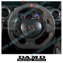 Damd Flat Bottomed Nappa Leather Sports Steering Wheel fits 07-16 Nissan GTR [R35] SS357GTR