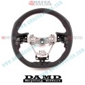 Damd LIMITED EDITION Flat Bottomed Ultra Suede Sports Steering Wheel fits 17-19 Subaru Legacy [BS,BN] SS359-GT