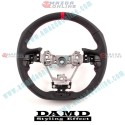 Damd LIMITED EDITION Flat Bottomed Ultra Suede Sports Steering Wheel fits 17-19 Subaru Legacy [BS,BN] SS359-GT