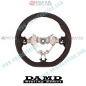 Damd Flat Bottomed Leather Sports Steering Wheel fits 17-24 Subaru BRZ [ZD8] SS358-Z(L)