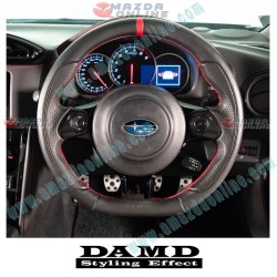 Damd Flat Bottomed Leather Sports Steering Wheel fits 20-25 Toyota GR Mark-X SS358-Z(L)