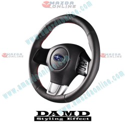 Damd Leather Sports Steering Wheel fits 14-21 Subaru WRX STI and S4 [VAB,VAG] SS360-RS