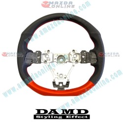 Damd Flat Bottomed Leather Formula Style Steering Wheel fits 14-21 Subaru WRX STI and S4 [VAB,VAG] SS360-RX